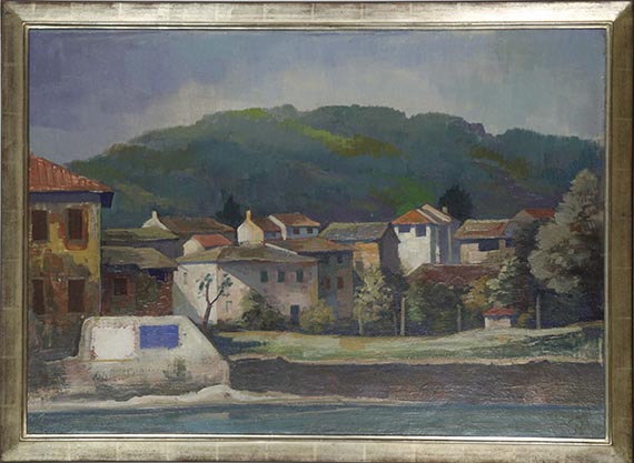 Karl Hofer - Lavena (Tessin) - Rahmenbild