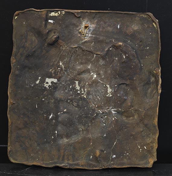 Paul Gauguin - Selbstbildnis, Oviri (der Wilde) - R&uuml;ckseite