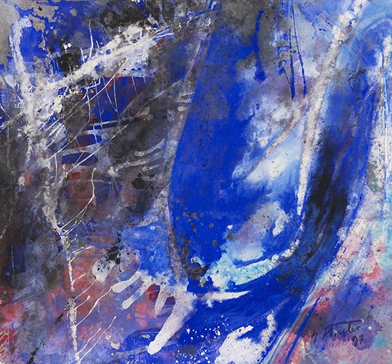 Fred Thieler - blue sunset