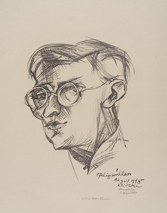 Conrad Felixmüller - Der Dichter Walter Rheiner