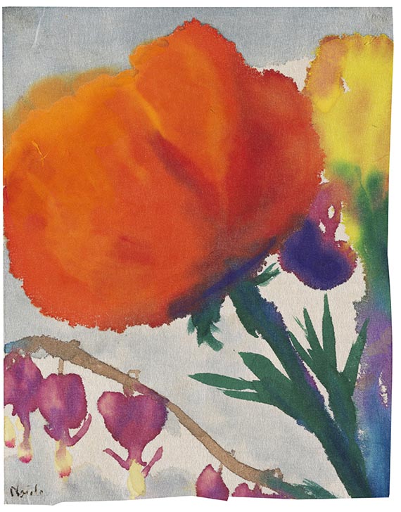 Emil Nolde - Mohn und Tränendes Herz
