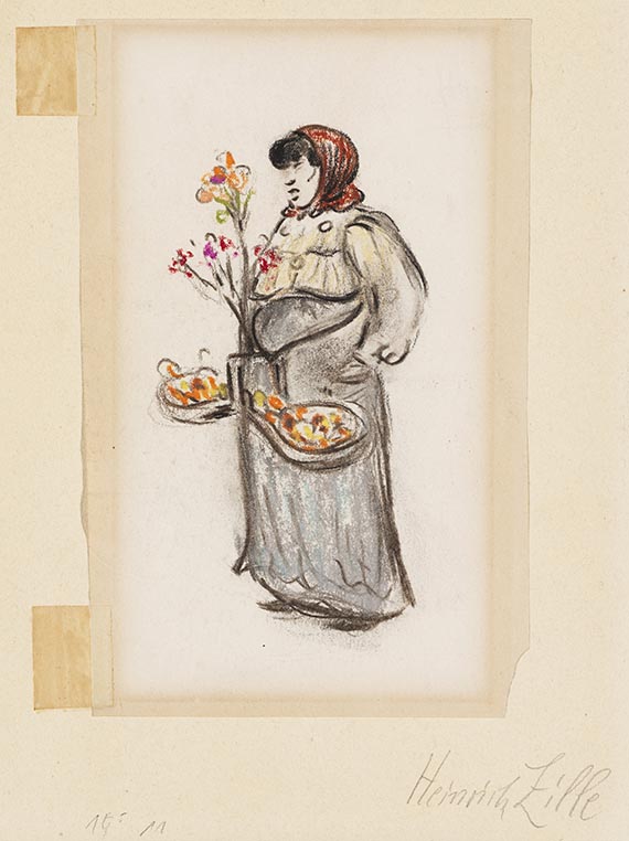 Heinrich Zille - Marketenderin