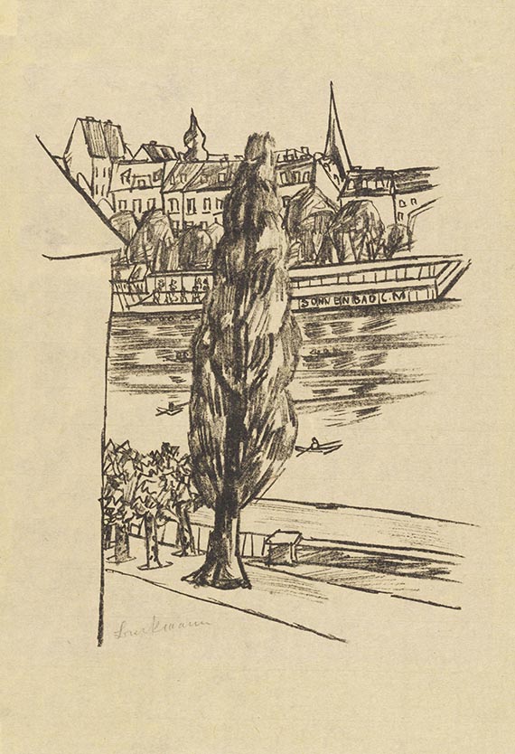 Max Beckmann - Flusslandschaft