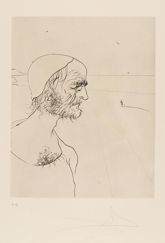 Salvador Dalí - Hemingway, Der alte Mann und das Meer. Vorzugsausgabe mit Suite