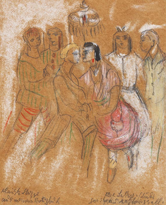 Else Lasker-Schüler - "Kleinste Skizze aus meinem Notizbuch"