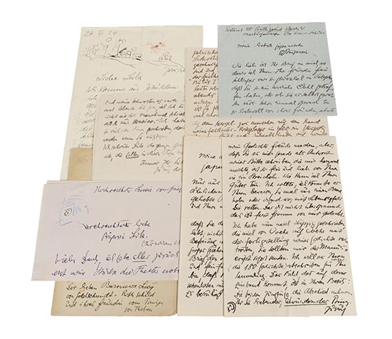 Else Lasker-Schüler - 6 eigh. Brief an Lucy von Goldschmidt-Rothschild - Hebräische Balladen