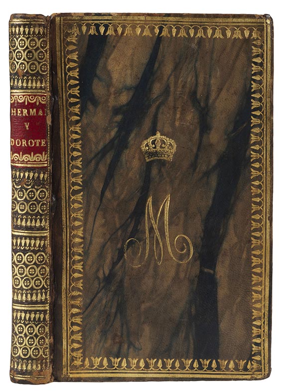 Johann Wolfgang von Goethe - Herman y Dorotea. Exemplar der Maria Cristina de Borbon von Spanien