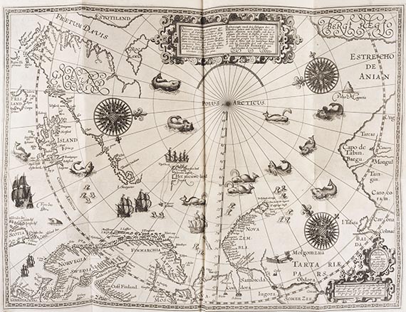 Jan Huygen van Linschoten - Navigatio in orientalem. - Descriptio totius Guineae. 2 Teile in 1 Band - Weitere Abbildung