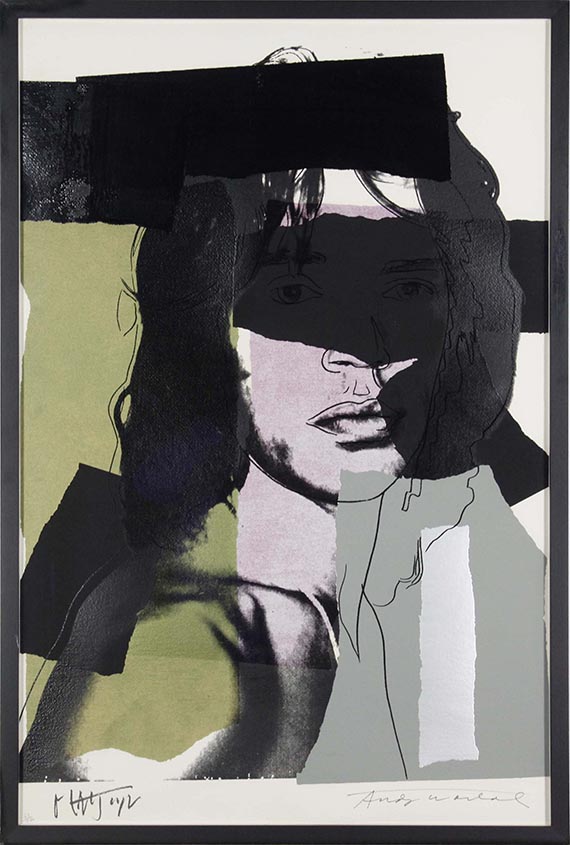 Andy Warhol - Mick Jagger - Rahmenbild