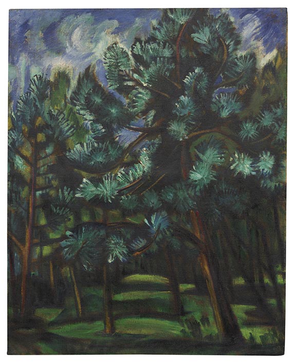 Hermann Max Pechstein - Kiefernwald nach dem Regen