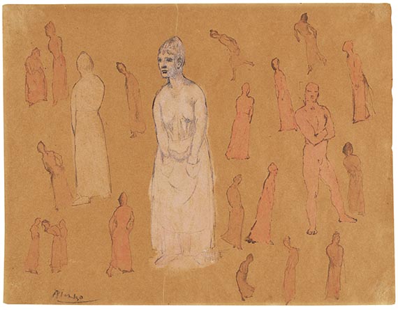 Pablo Picasso - Études de personnages