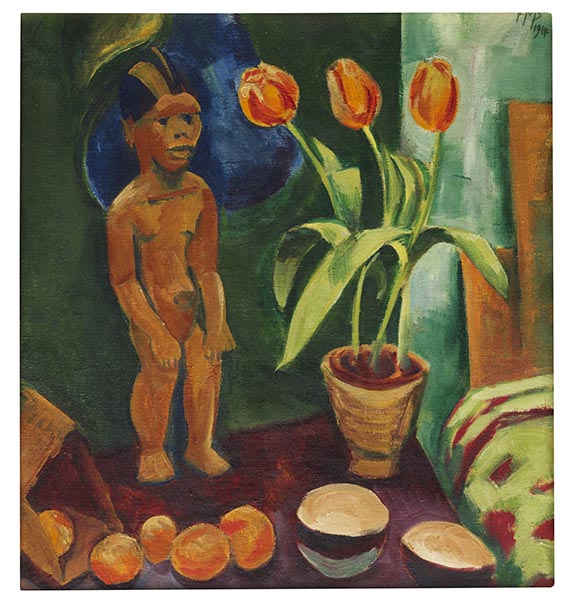 Hermann Max Pechstein - Zwei liegende Mädchen - Weitere Abbildung