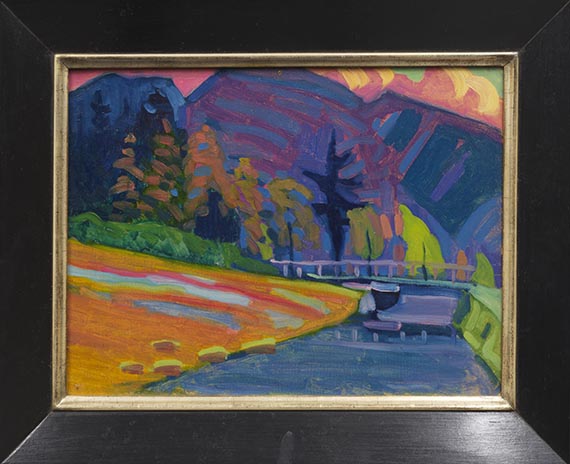 Wassily Kandinsky - Bei Oberau - Rahmenbild