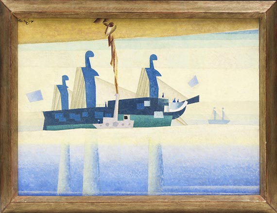 Lyonel Feininger - Hulks - Rahmenbild