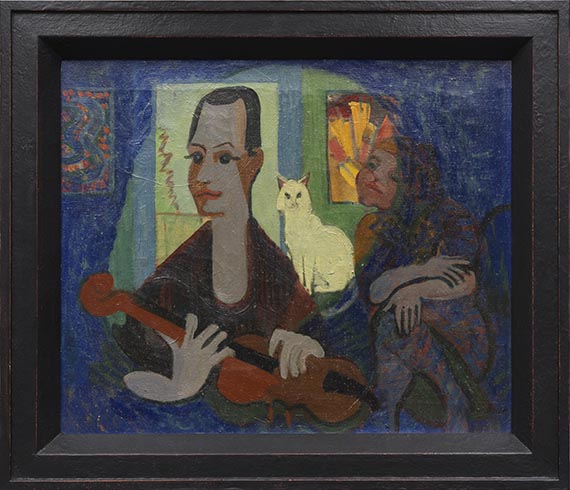 Ernst Ludwig Kirchner - Hommage à Klee (Bildnis Paul Klee und Frau) - Rahmenbild