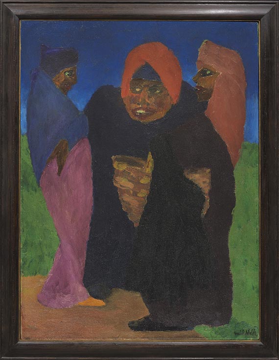 Emil Nolde - Drei Frauen - Rahmenbild