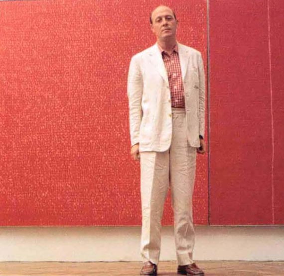 Abbildung zu: Piero Dorazio auf der 30. Biennale von Venedig, 1960, Foto: Virginia Dortch Dorazio. &copy; Piero Dorazio by SIAE 2026 / VG Bild-Kunst, Bonn 2026
