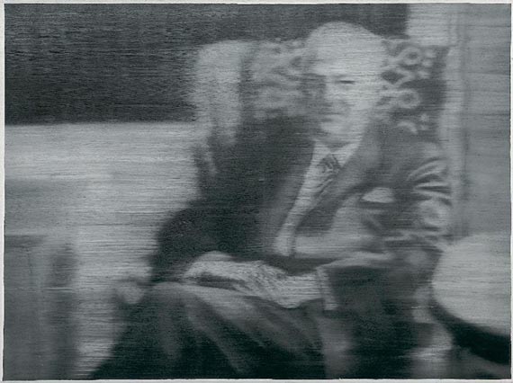 Abbildung zu: Gerhard Richter, Portrait Schniewind, 1964, Öl auf Leinwand, The Fisher Collection at the San Francisco Museum of Modern Art. © Gerhard Richter 2026 (0118)