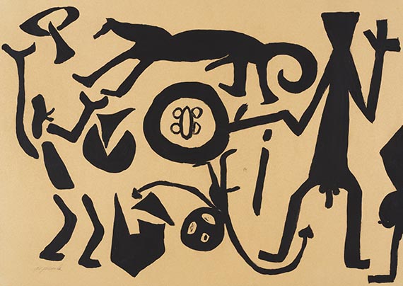A. R. Penck (d.i. Ralf Winkler) - Ohne Titel