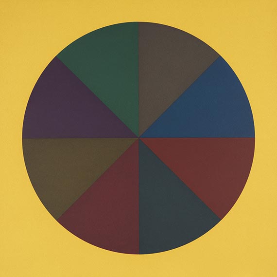 Sol LeWitt - A circle divided into eight parts