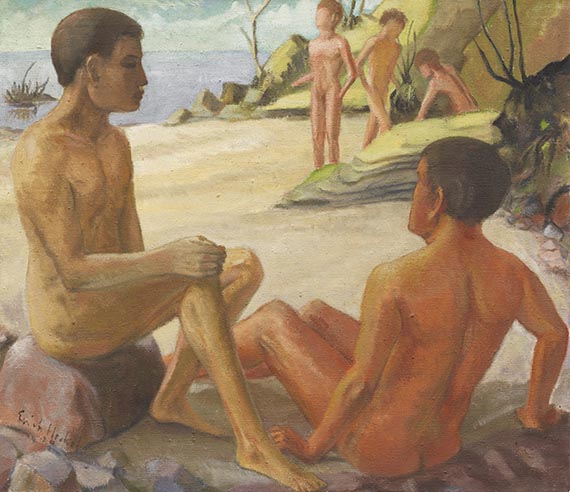 Erich Heckel - Junge Männer