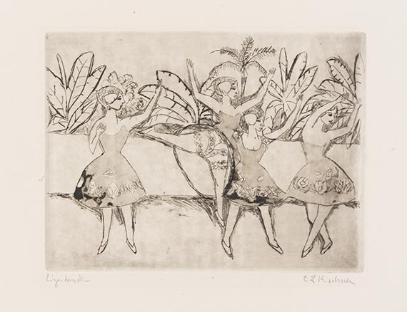 Ernst Ludwig Kirchner - Parade der Tänzerinnen