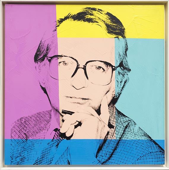 Andy Warhol - Porträt von Karl Ludwig Schweisfurth - Rahmenbild