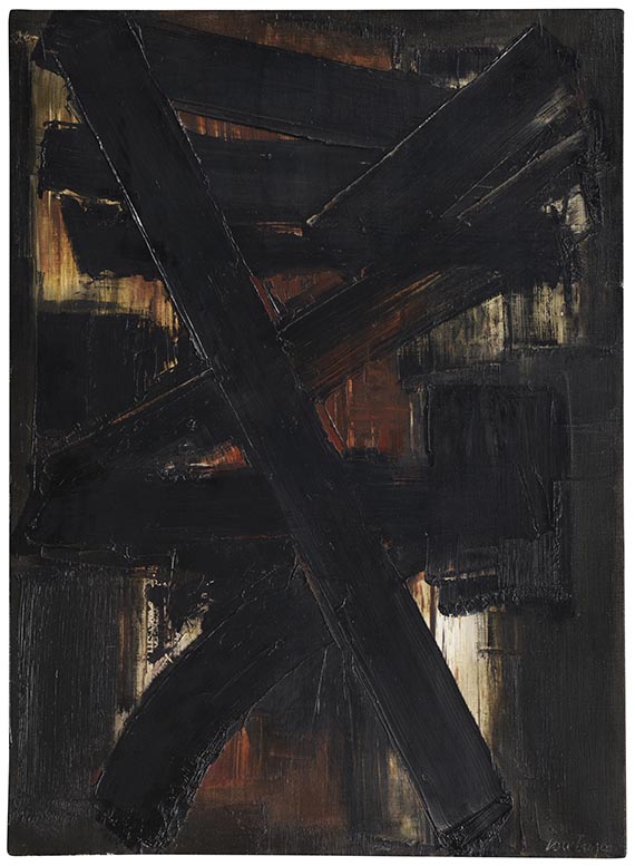 Pierre Soulages - Peinture 81 x 60 cm, 2 mai 1957 - Weitere Abbildung