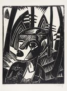 Schmidt-Rottluff, Karl - Woodcut