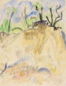 Heckel, Erich - Aquarell