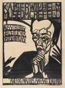 Erich Heckel - Plakat der \"I. Ausstellung Neuzeitlicher Deutscher Kunst\", Krefeld 1920