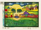 Hundertwasser, Friedensreich - Regentag - Look at it on a rainy day