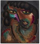 Jawlensky, Alexej von - Kopf in Bronzefarben – Bildnis Sacharoff